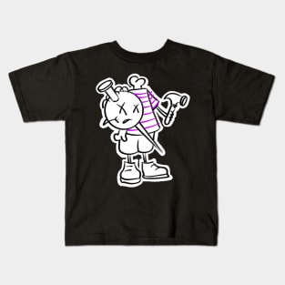 Mr. Sinmo purple Kids T-Shirt